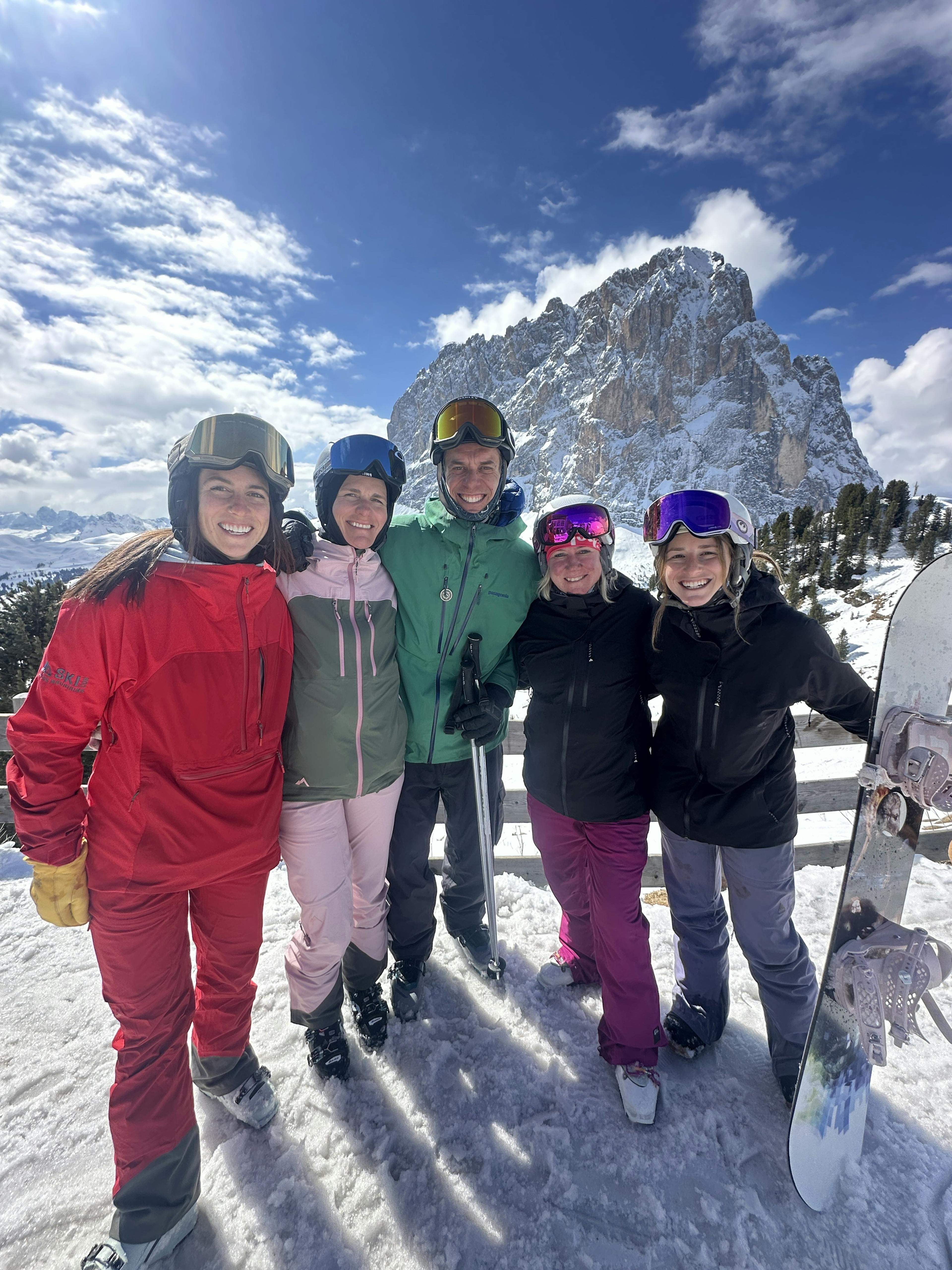 The Ski.com team in Val Gardena
