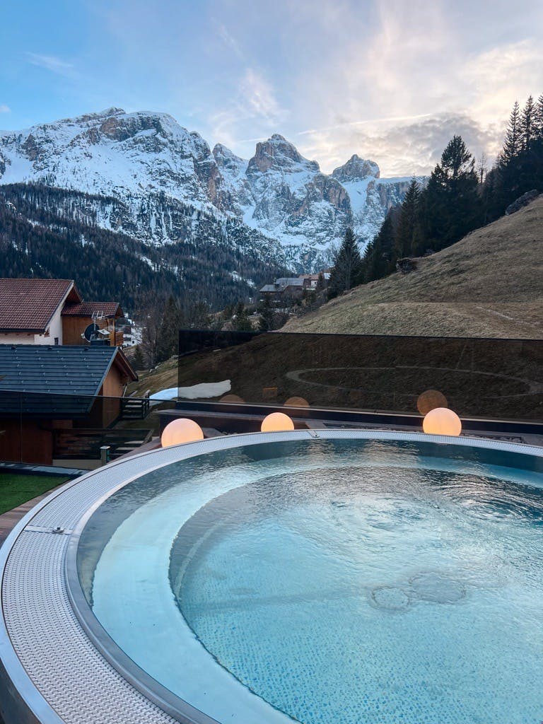 Views from a hotel in Alta Badia