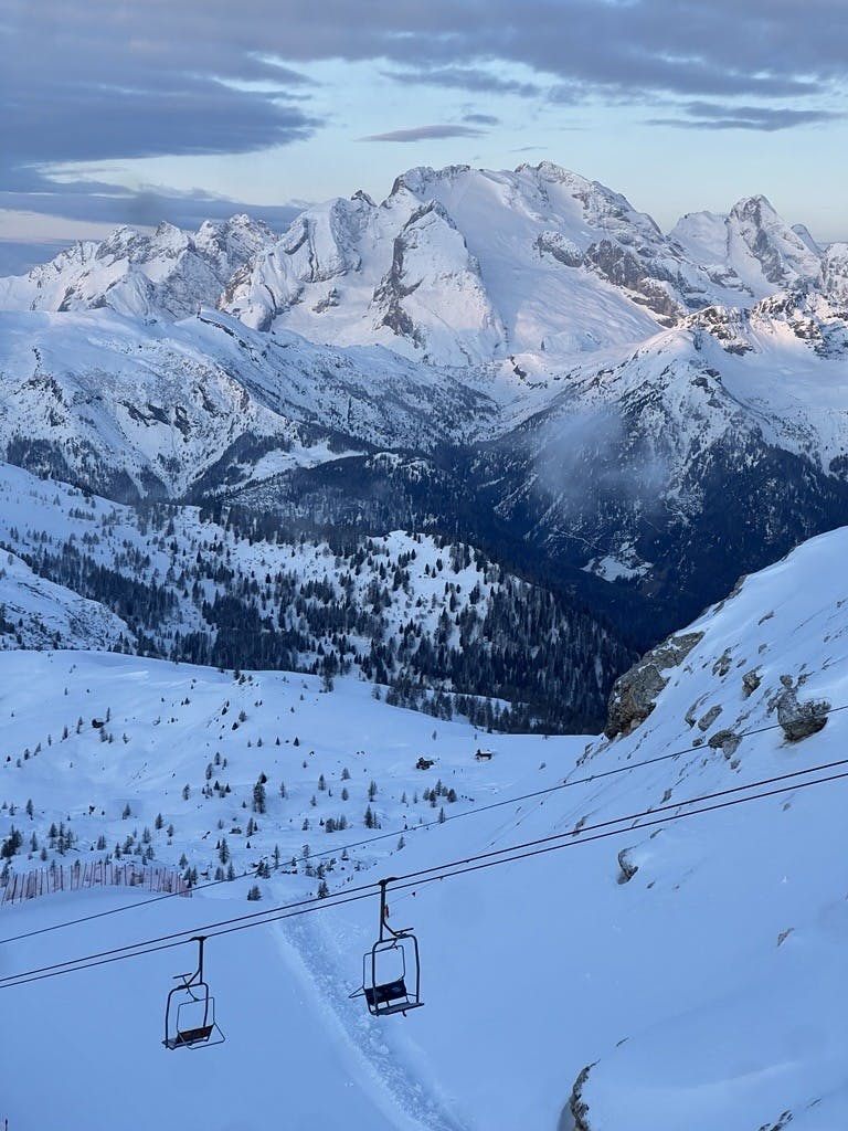 The views from Refugio Averau