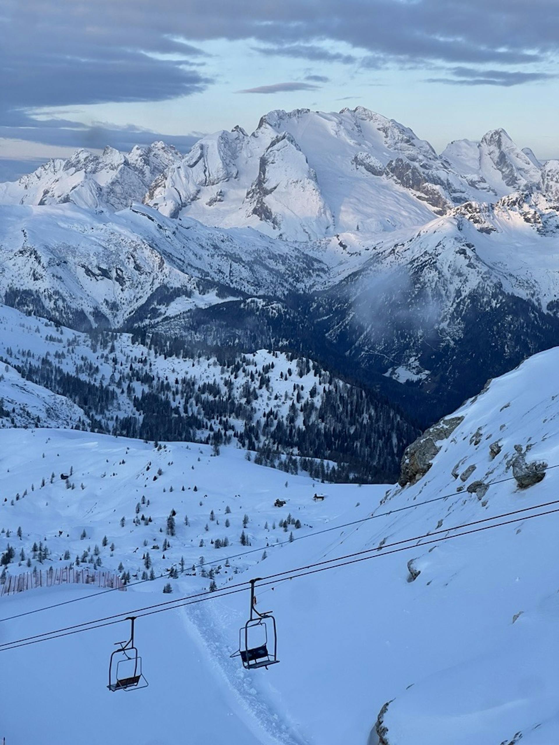 The views from Refugio Averau
