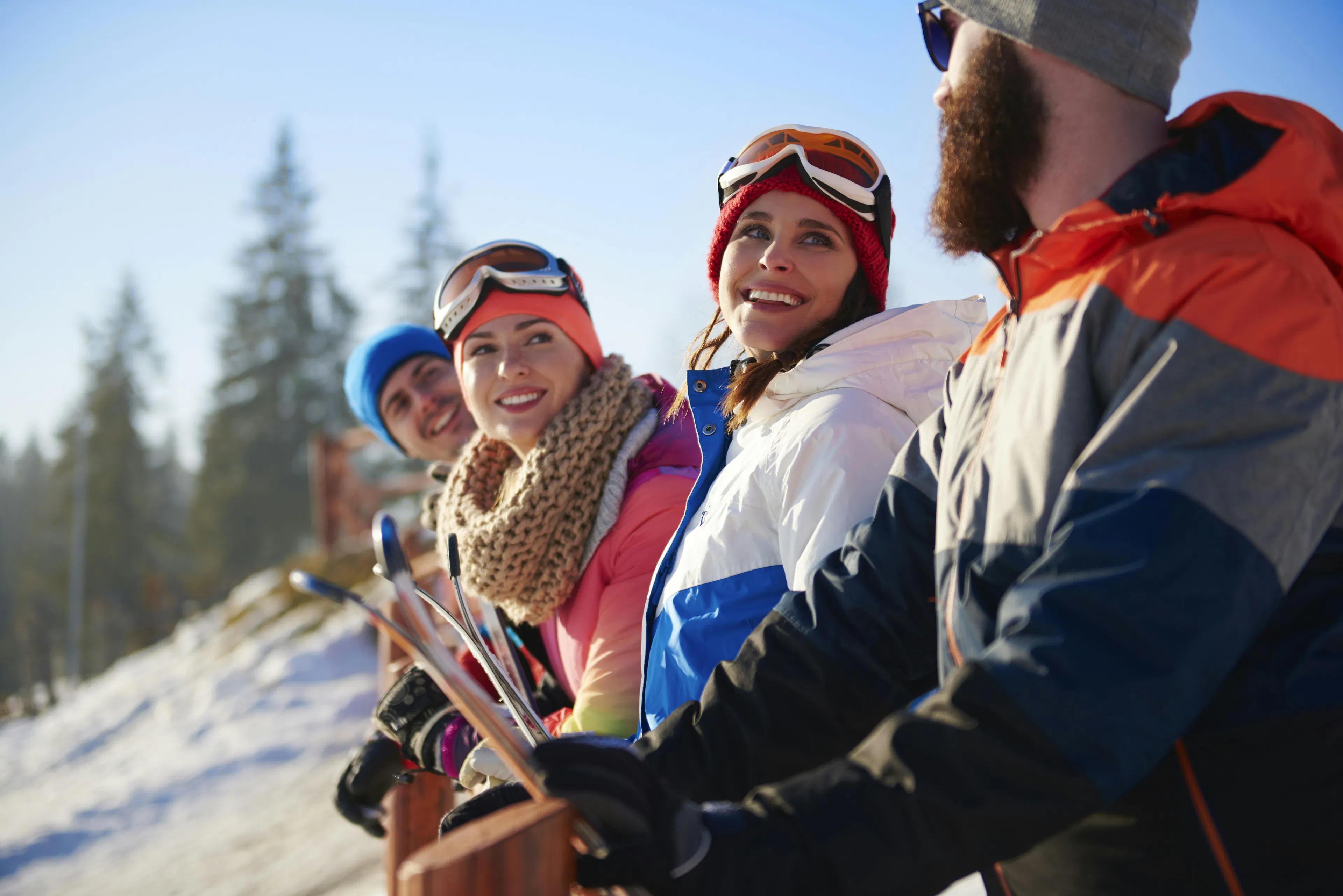 skiers using the Vail ski pass