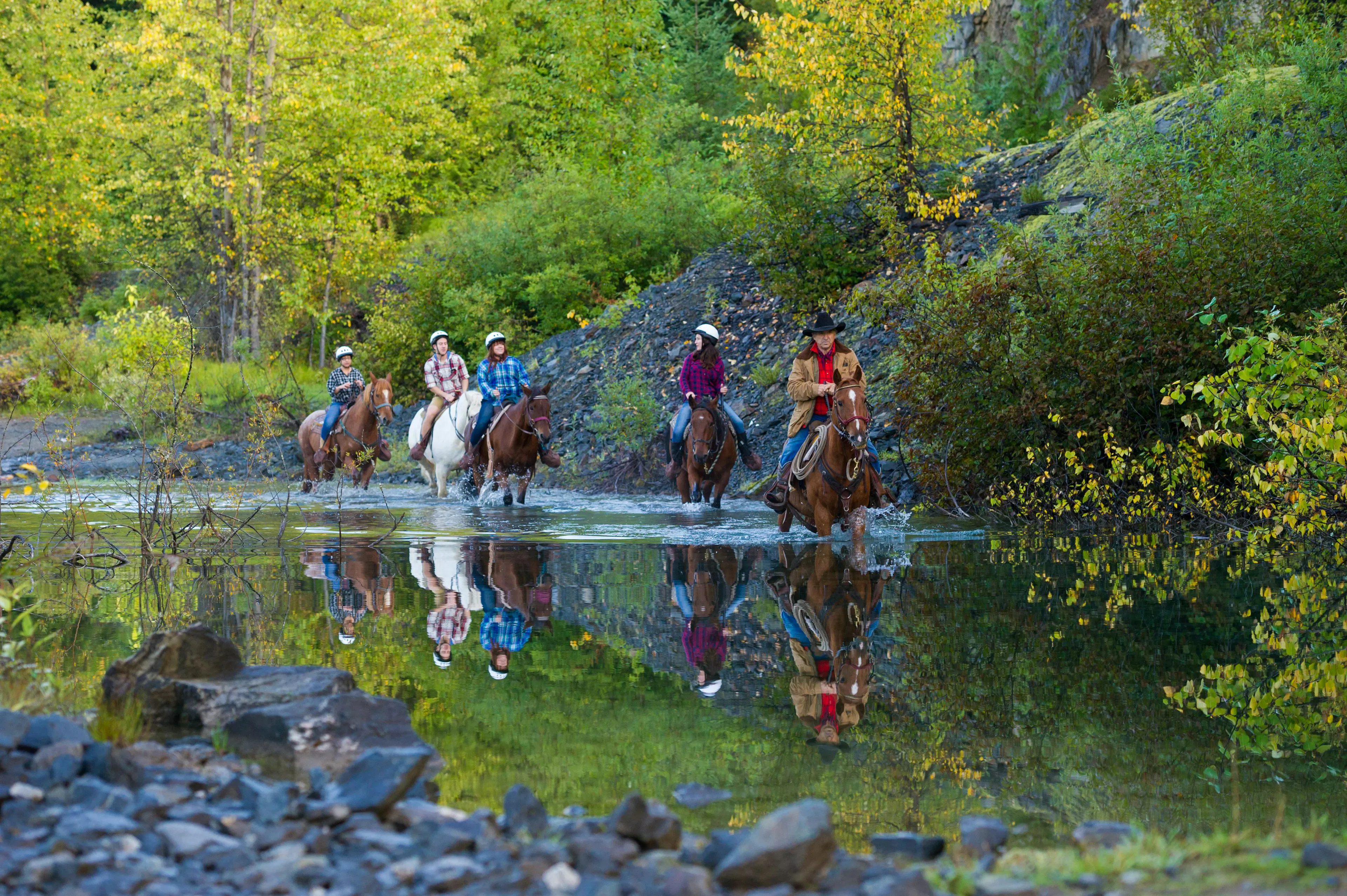 Horseback riding at Whistler