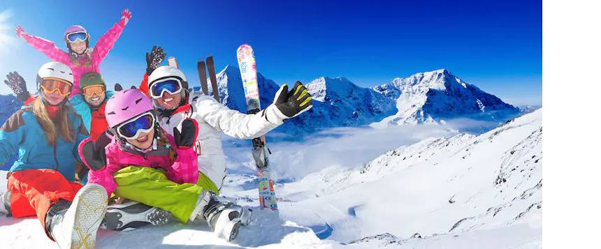 Skiing winter snow skiers