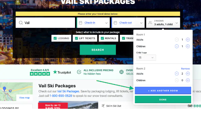 Adding more rooms to search.