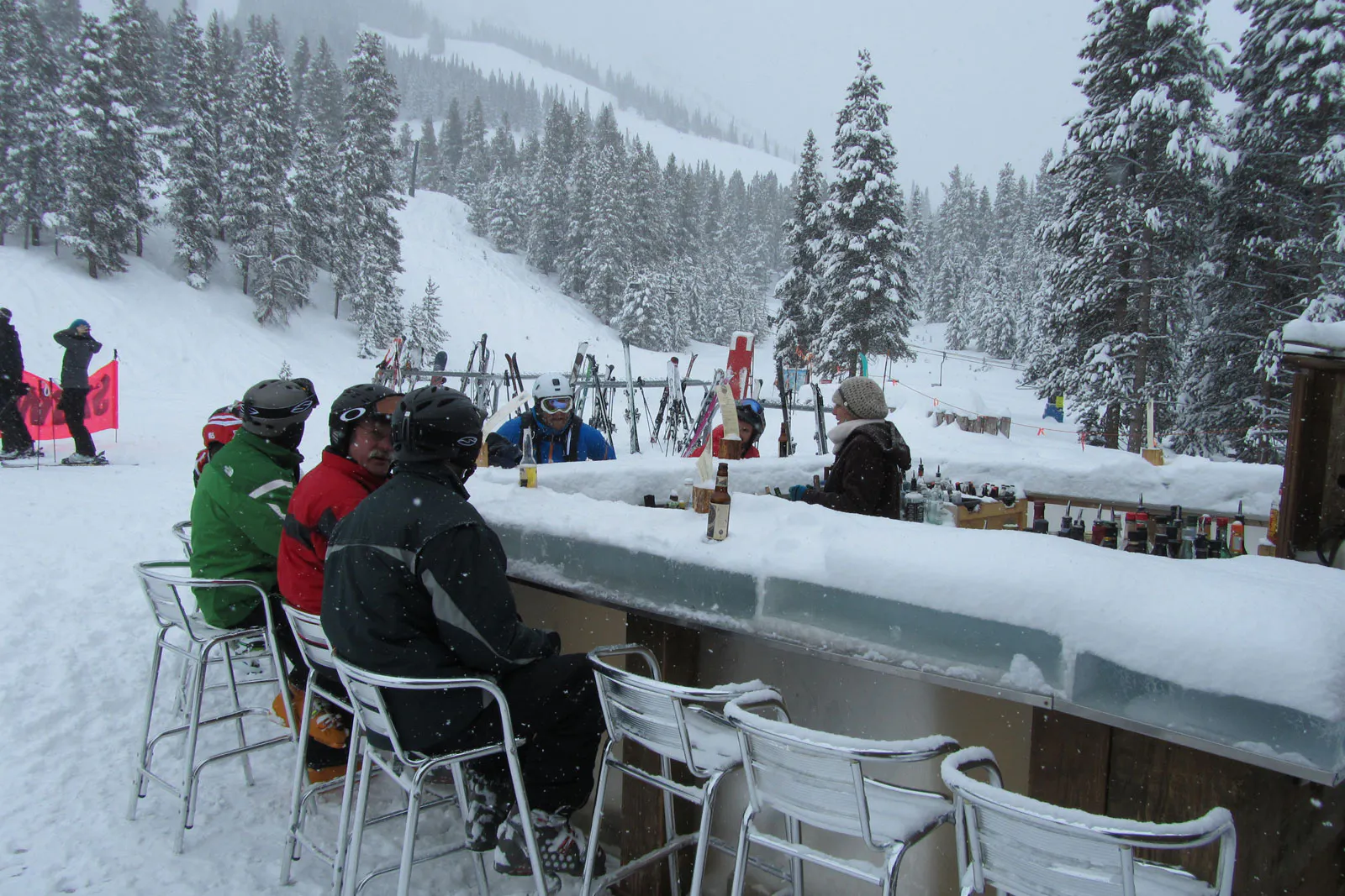 Crested Butte on mountain ice bar