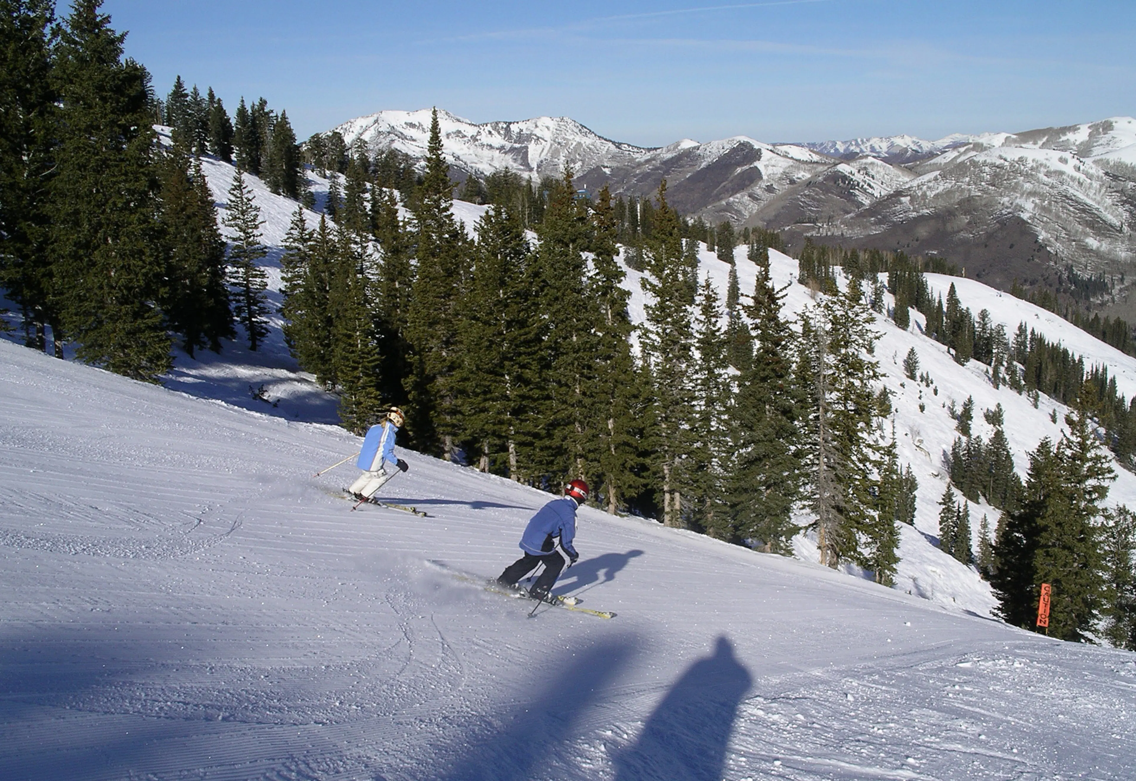 Skiing with family in Solitude Mountain Resort