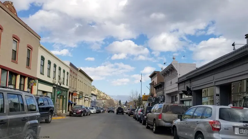 Main street at Idaho Springs