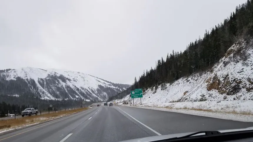 Highway 6 Loveland Pass Exit off I-70