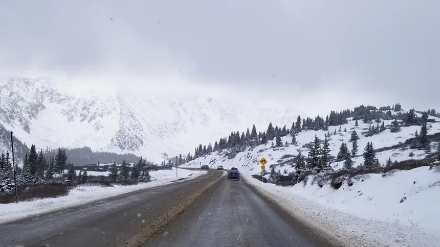 Highway 6 over Loveland Pass