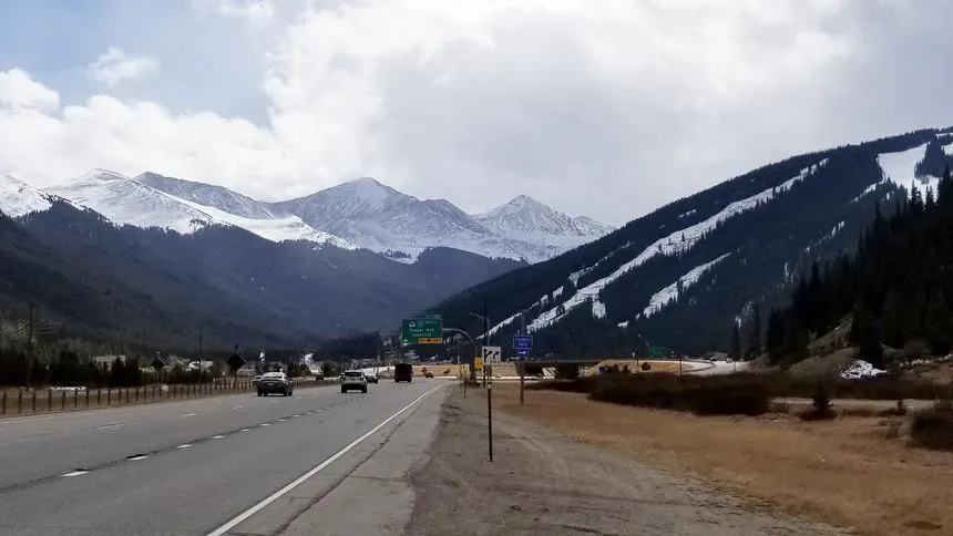 Copper Mountain exit westbound