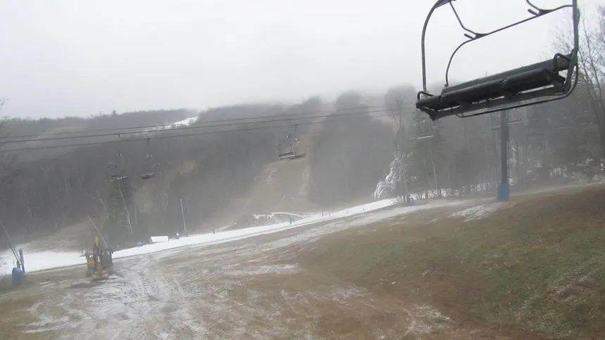 Not enough snow at the ski resort