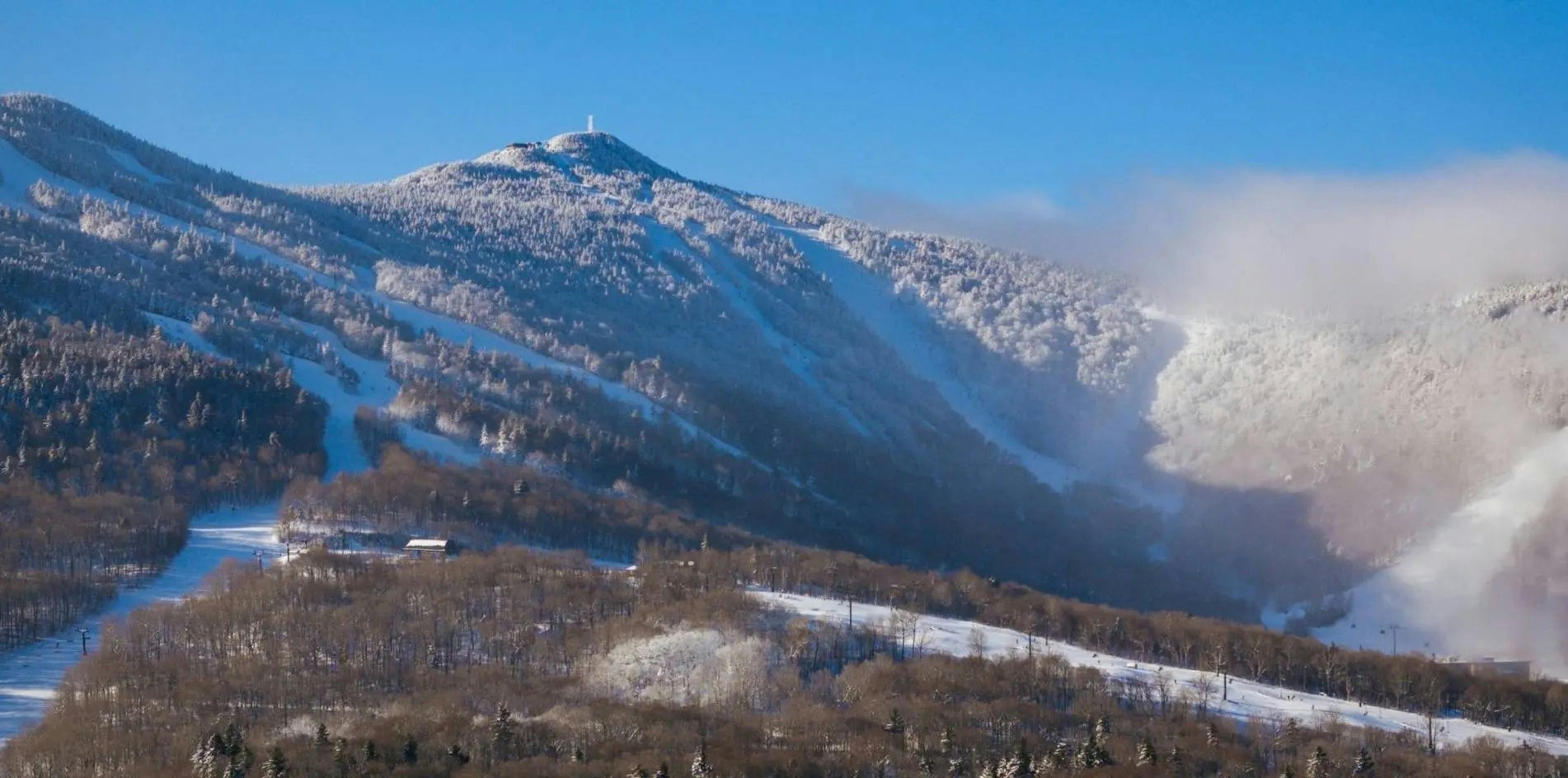 Slopes of Killington Resort in Vermont. 