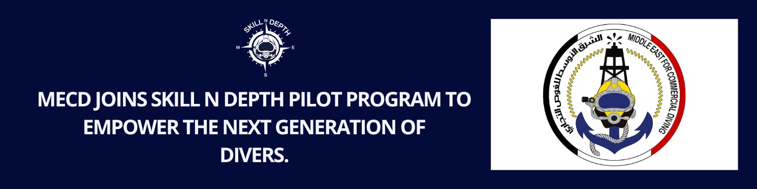 MECD Joins Skill N Depth Pilot Program to Empower the Next Generation of Divers