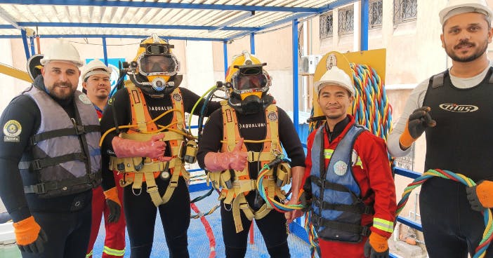 Diving Team Training
