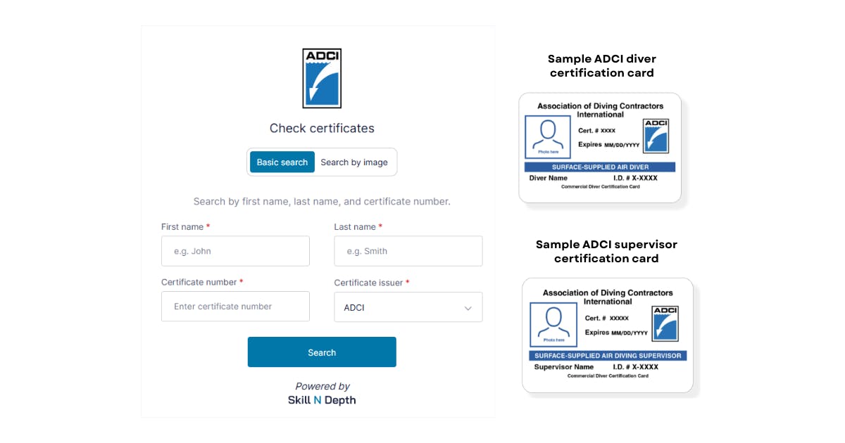ADCI Certificate Verification Tool