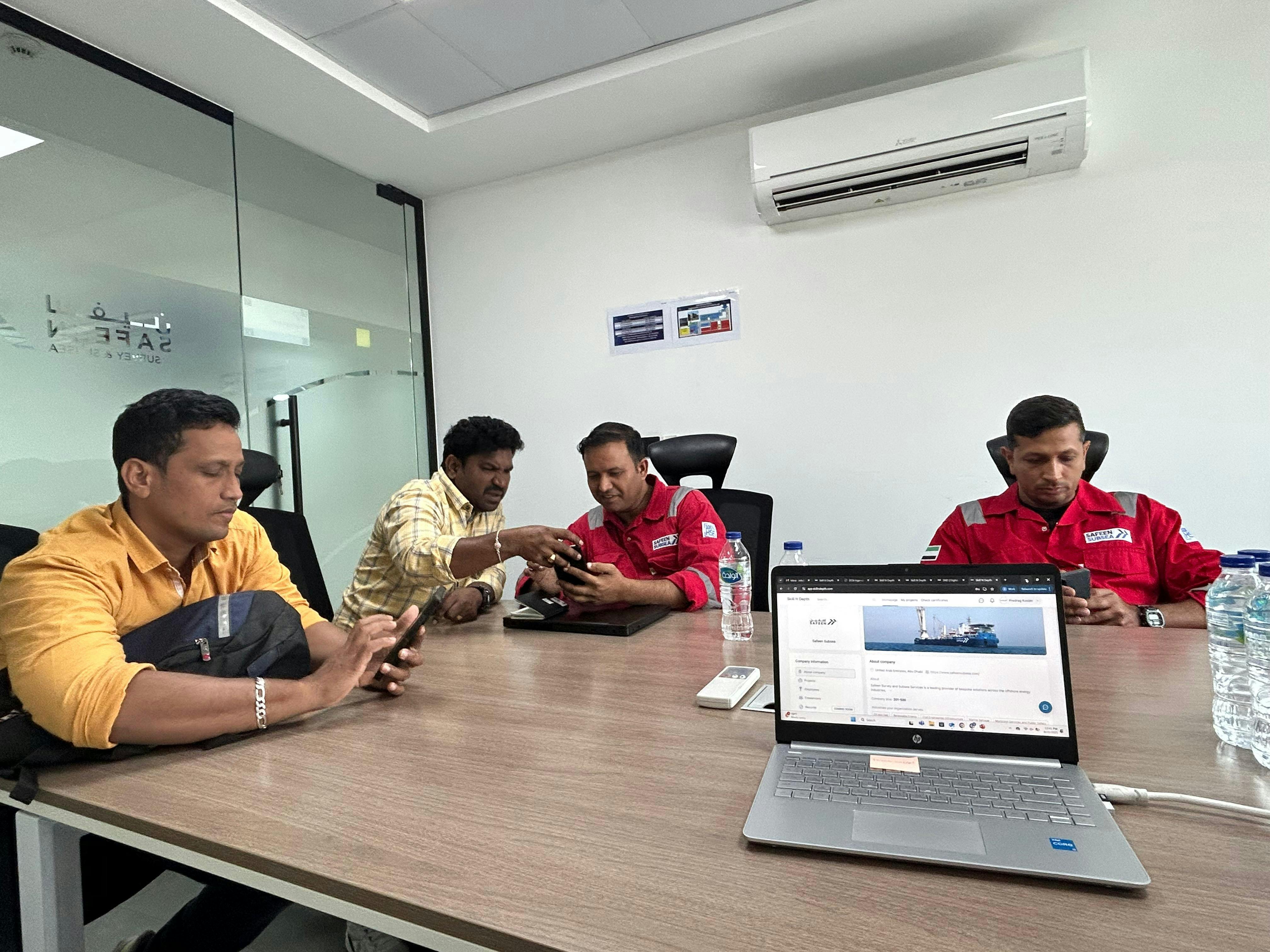 Safeen Subsea Divers Onboarding On SND Platform