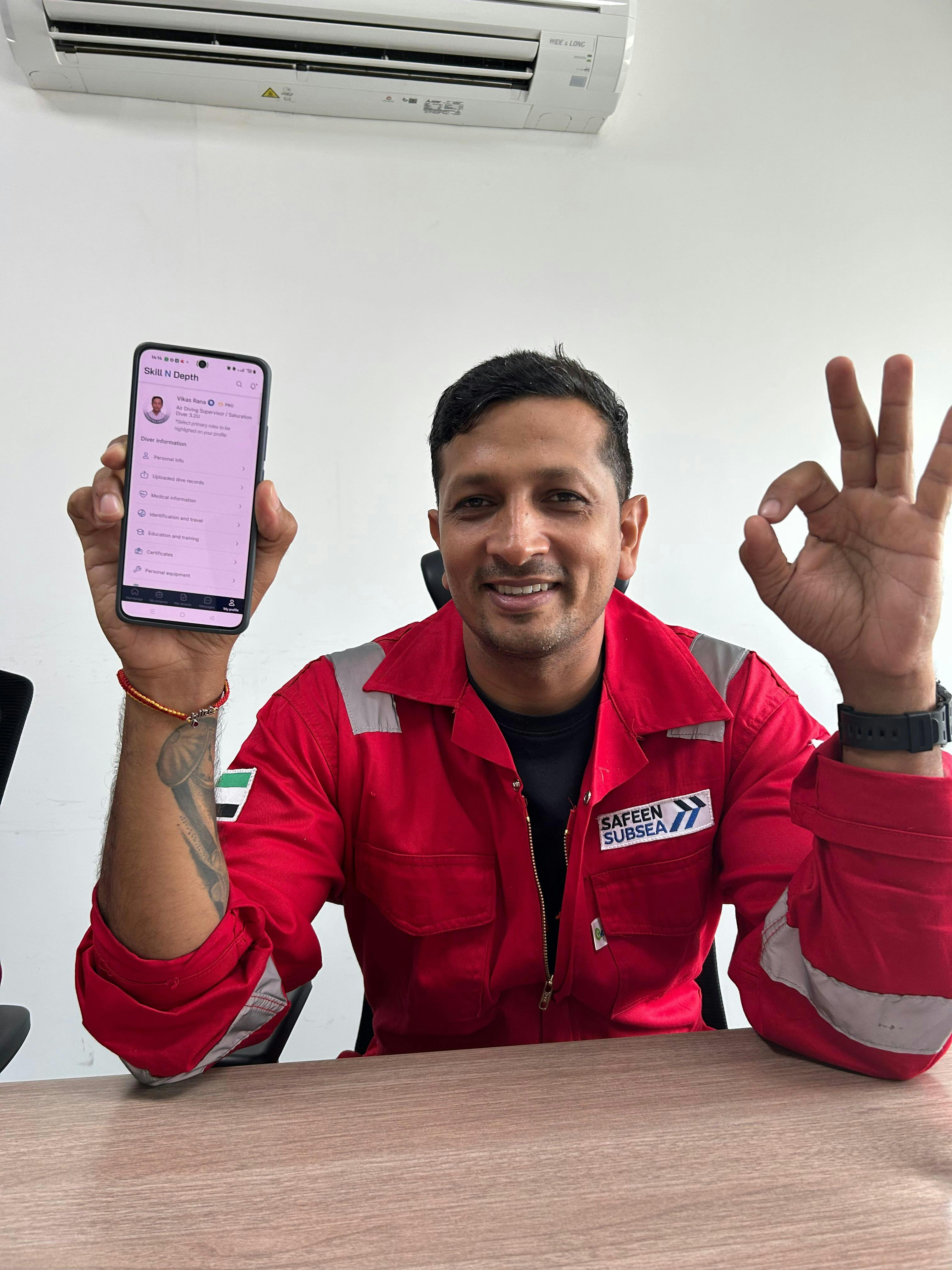 Vikas Rana Safeen Subsea Supervisor On SND Platform