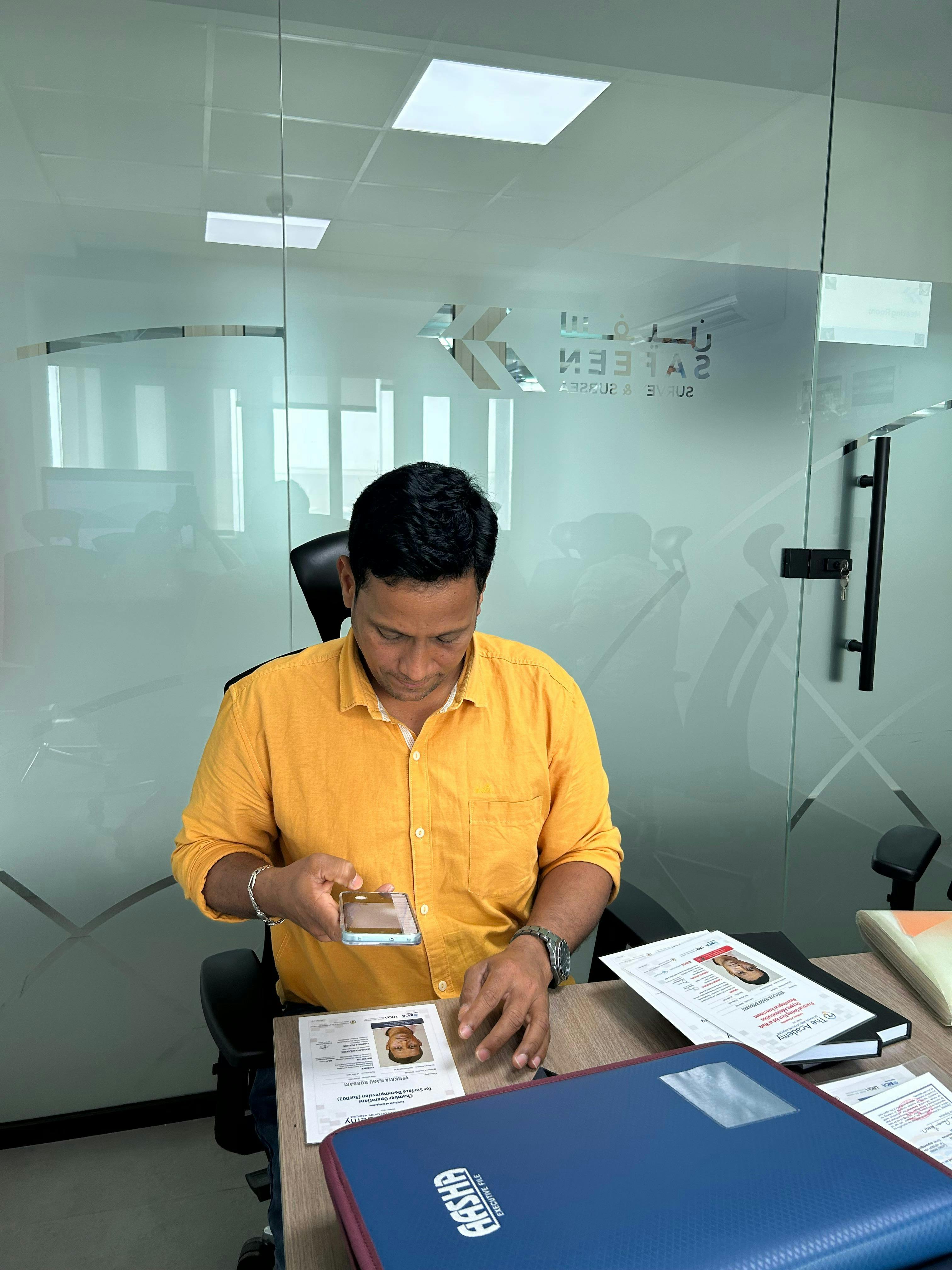 Diver Uploading Certificates On SND Platform