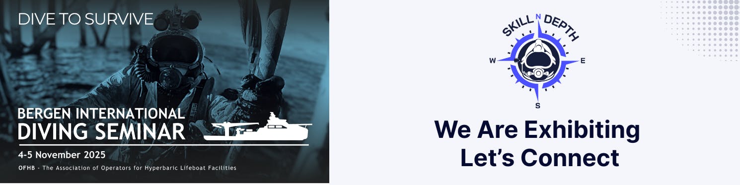 Skill N Depth to Exhibit at Bergen International Diving Seminar 2025