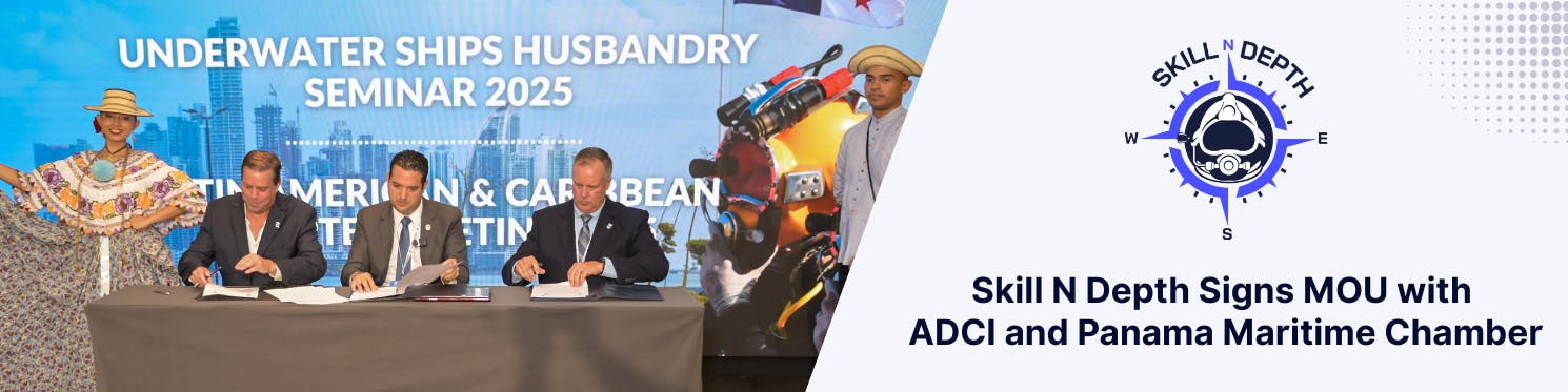 Skill N Depth Signs MOU with ADCI and Panama Maritime Chamber