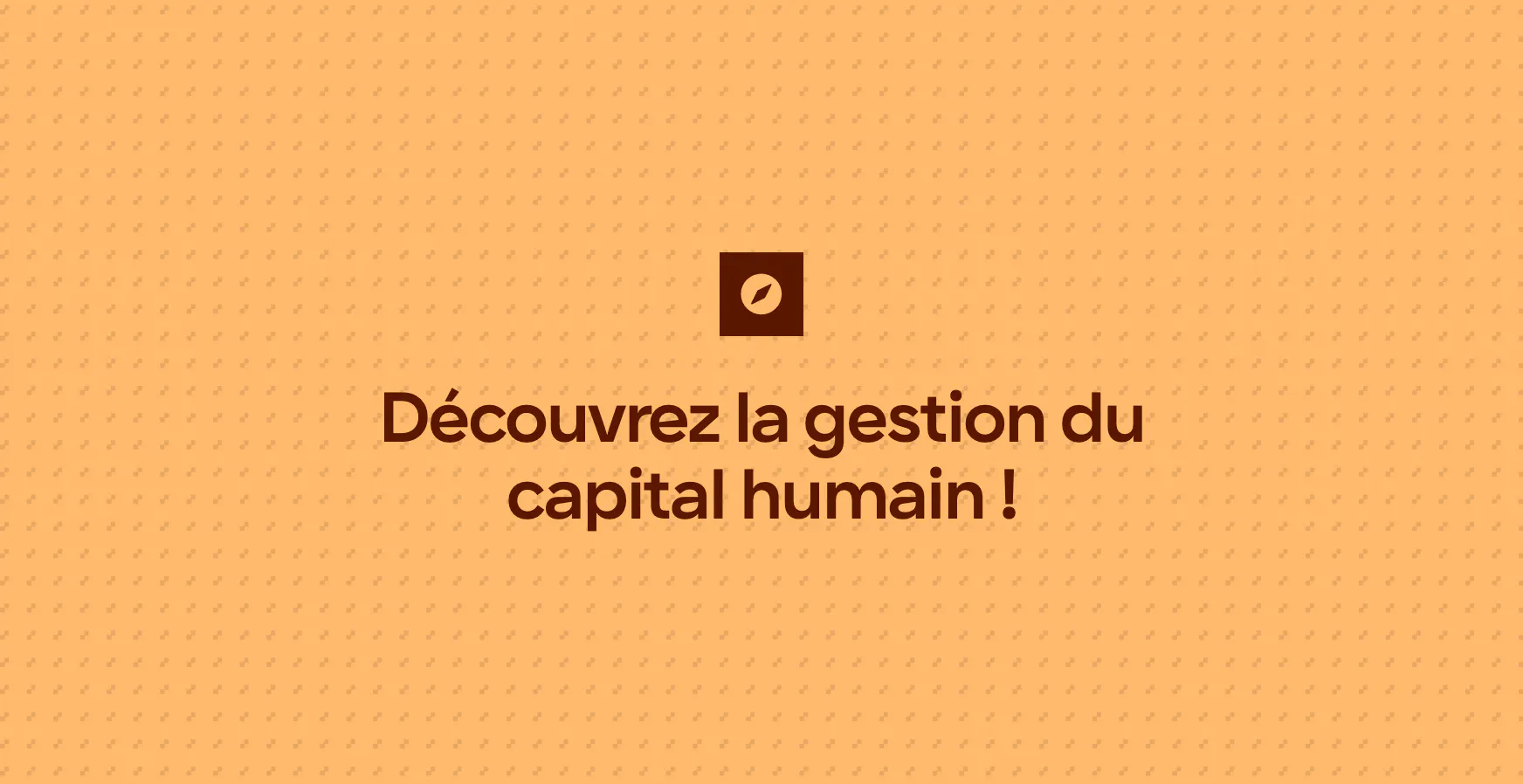 Découvrez la gestion du capital humain !