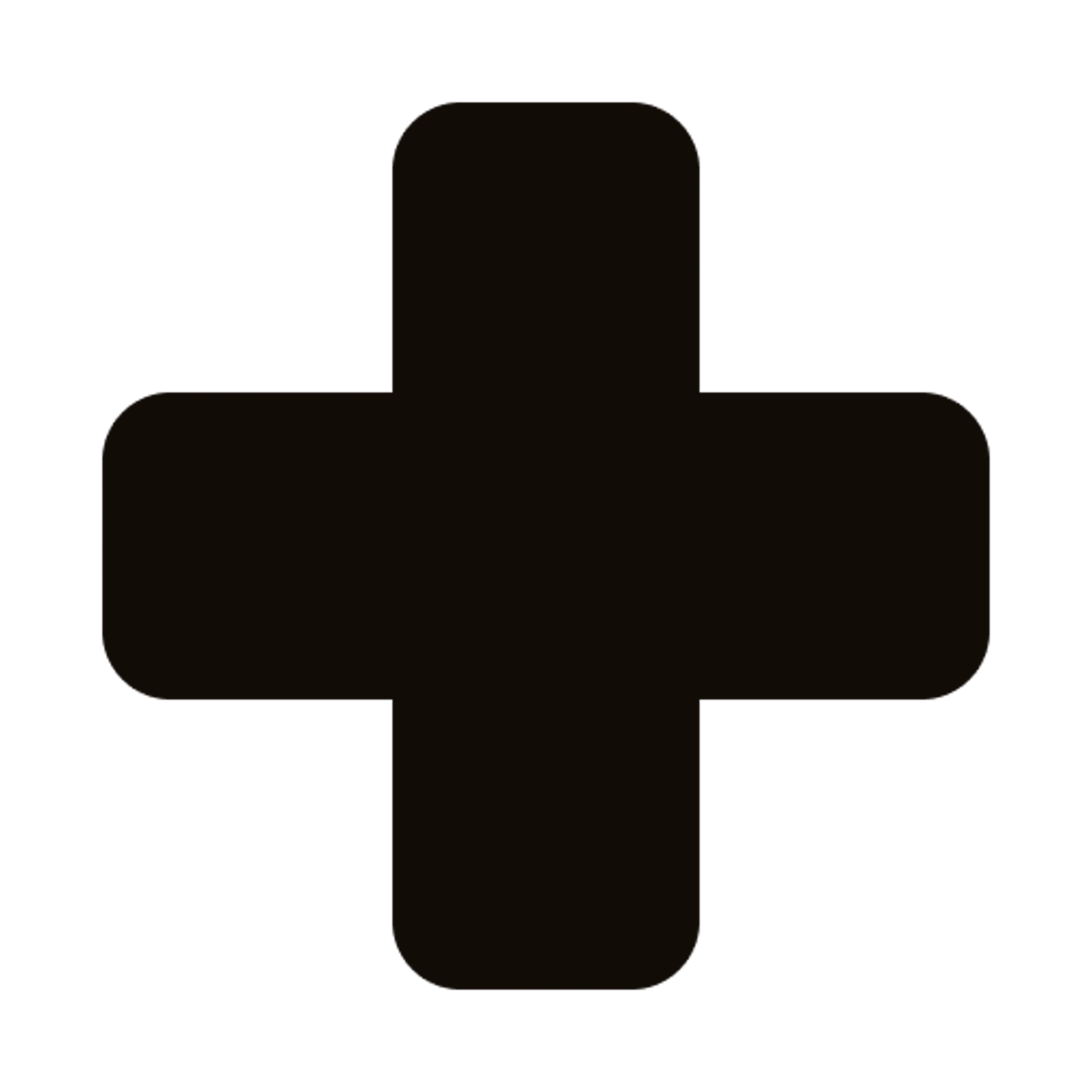 Pictogramme de croix médicale