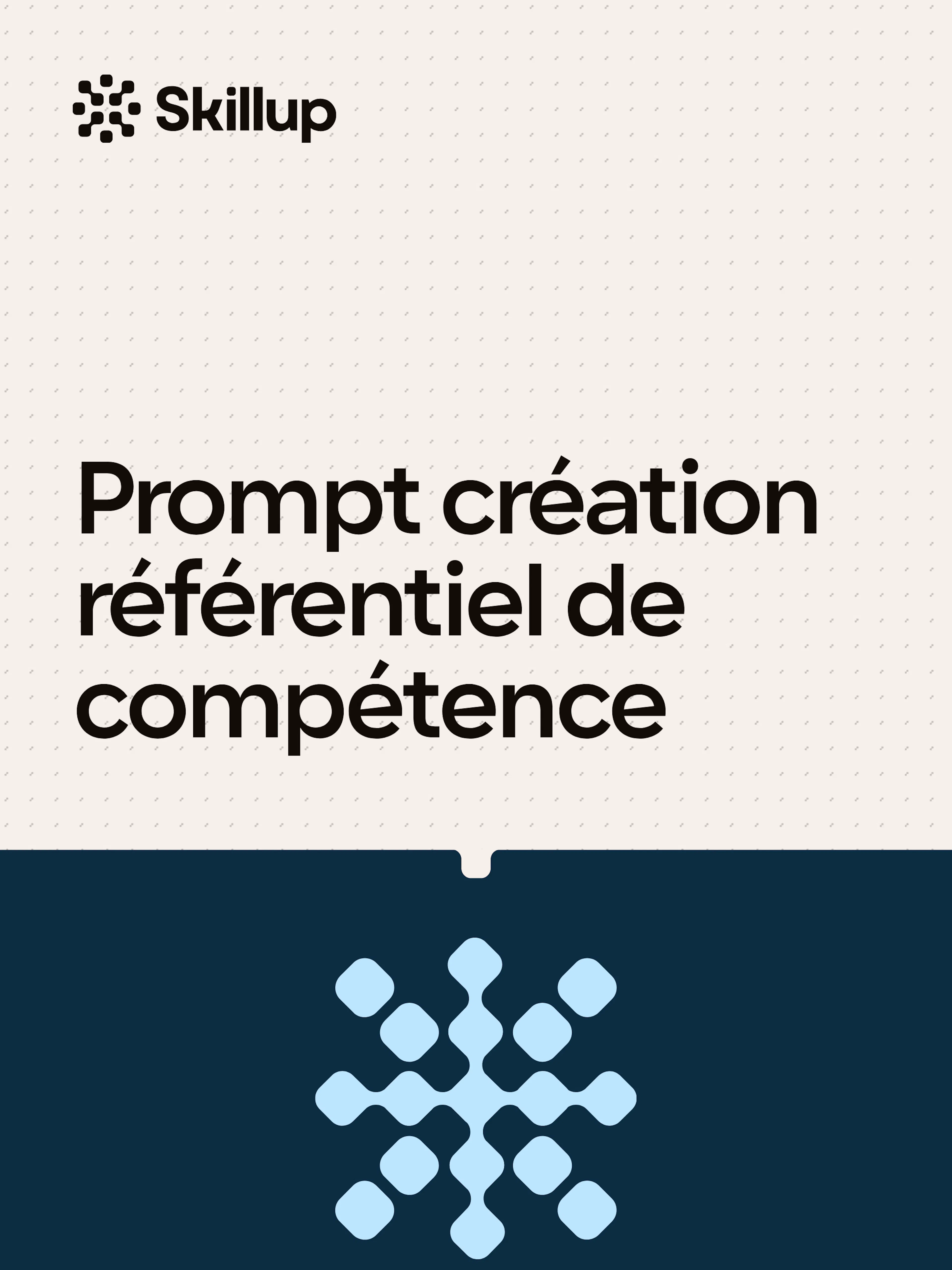 Couverture : Prompt création référentiel de compétences