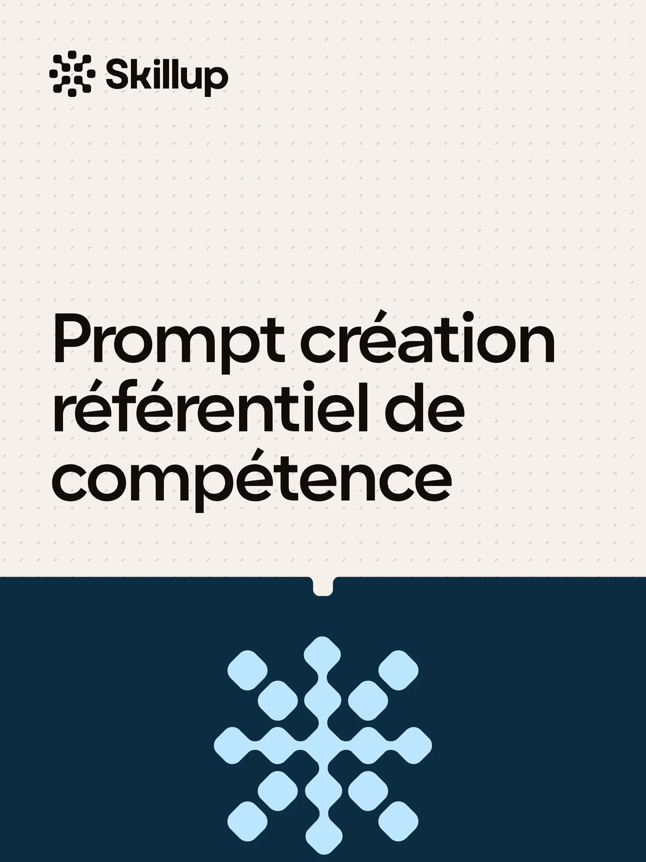 Couverture : Prompt création référentiel de compétences