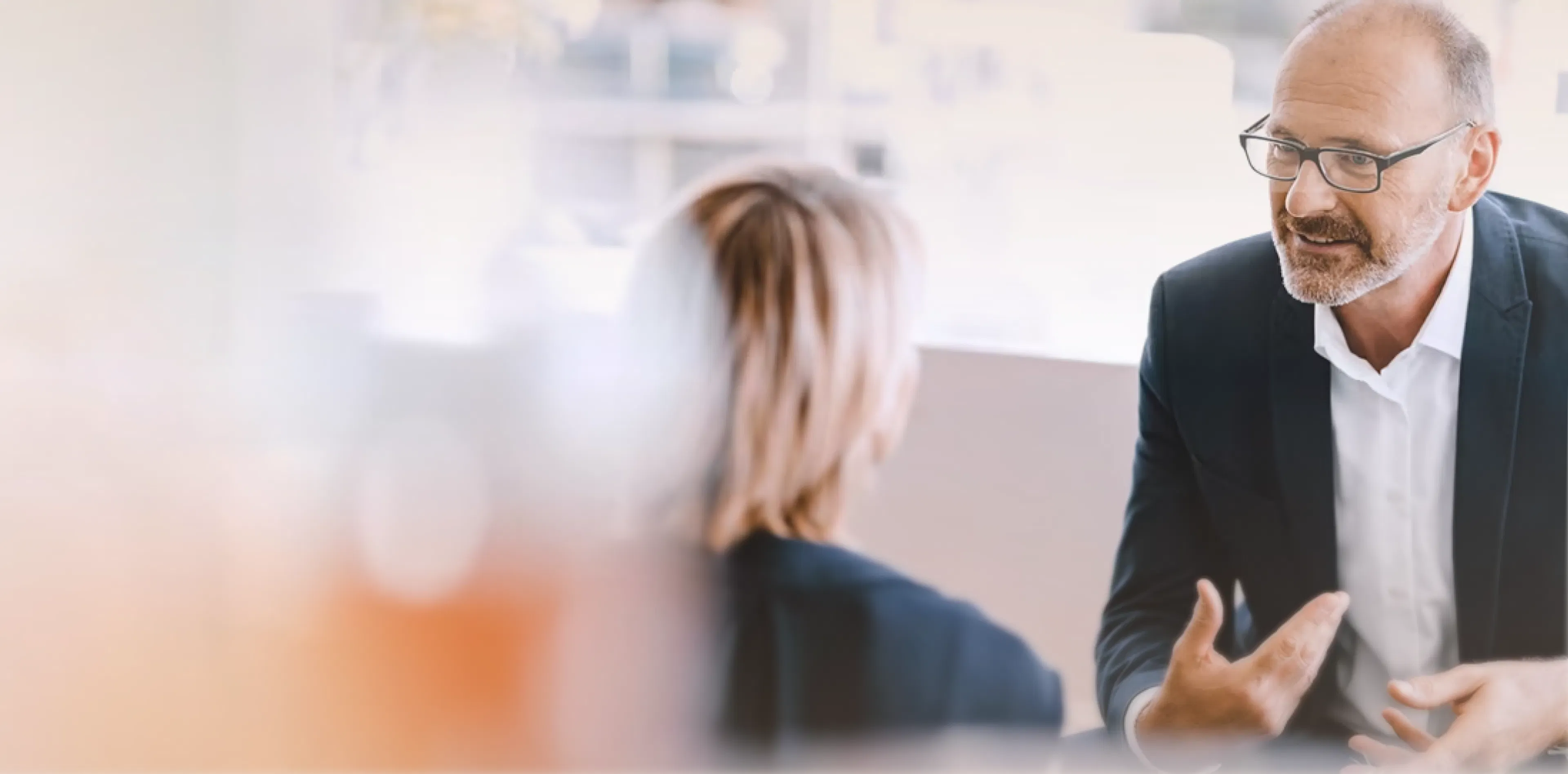 Manager en échange avec une collaboratrice