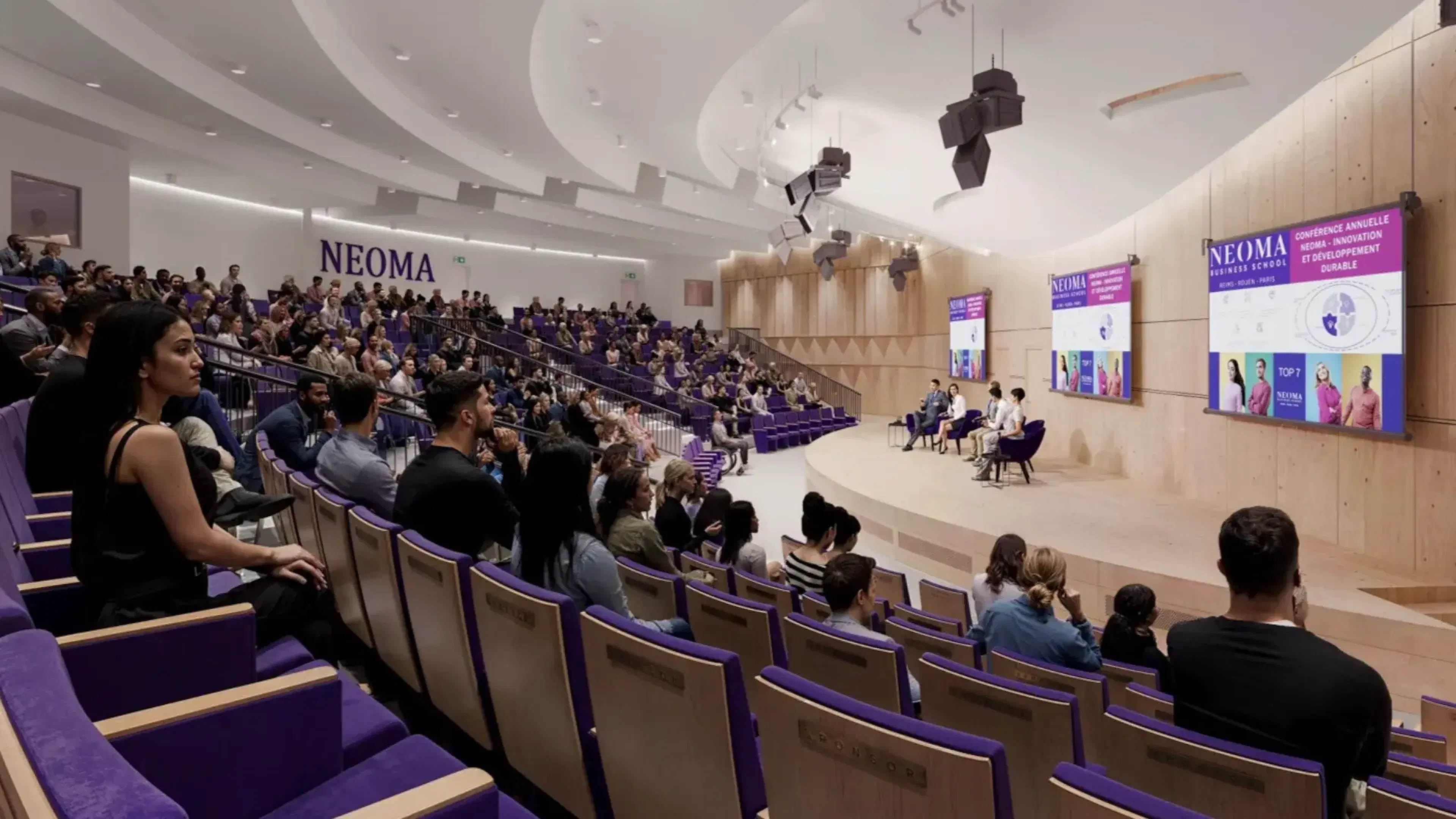 Amphithéâtre du campus de NEOMA Business School