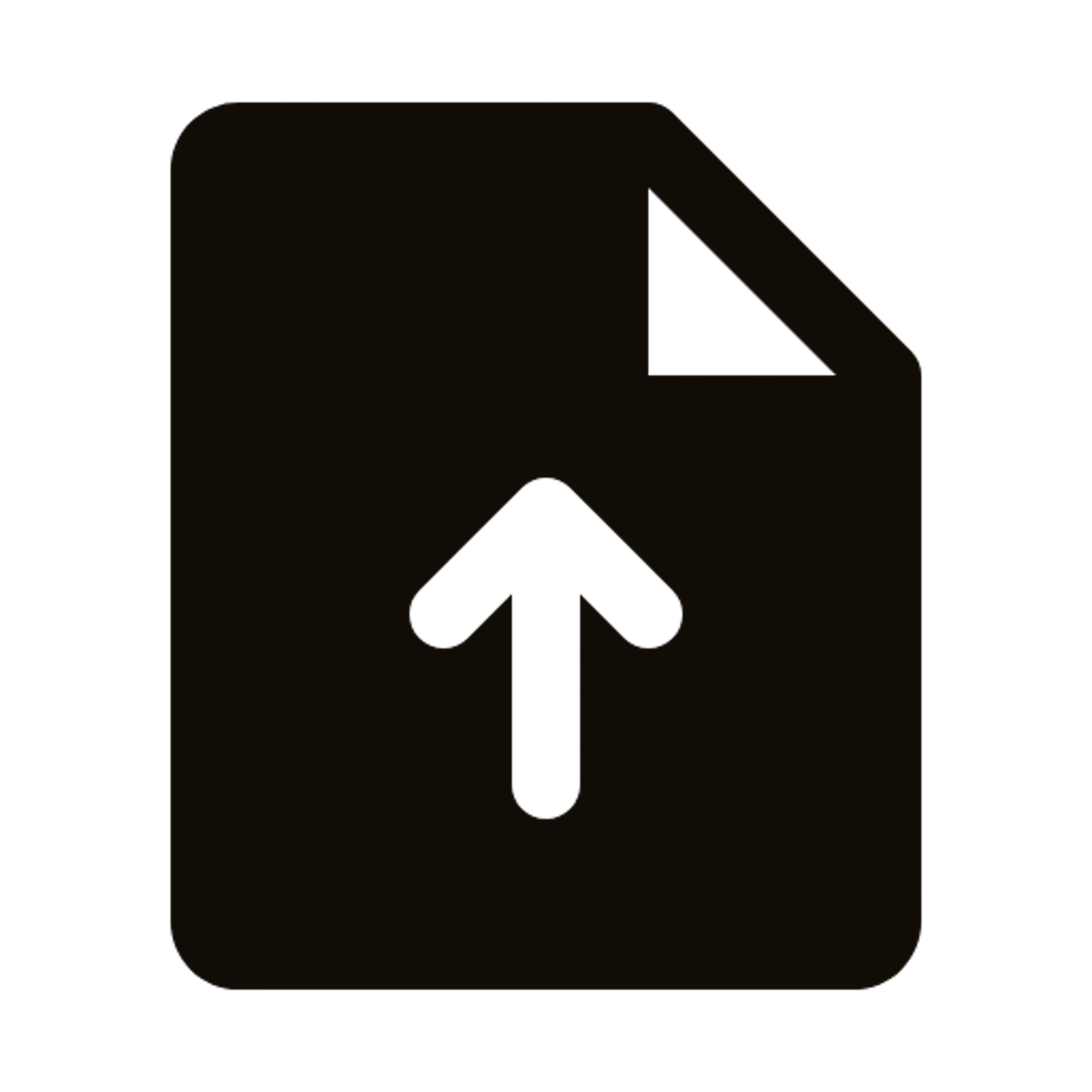Pictogramme de document avec flèche d'import