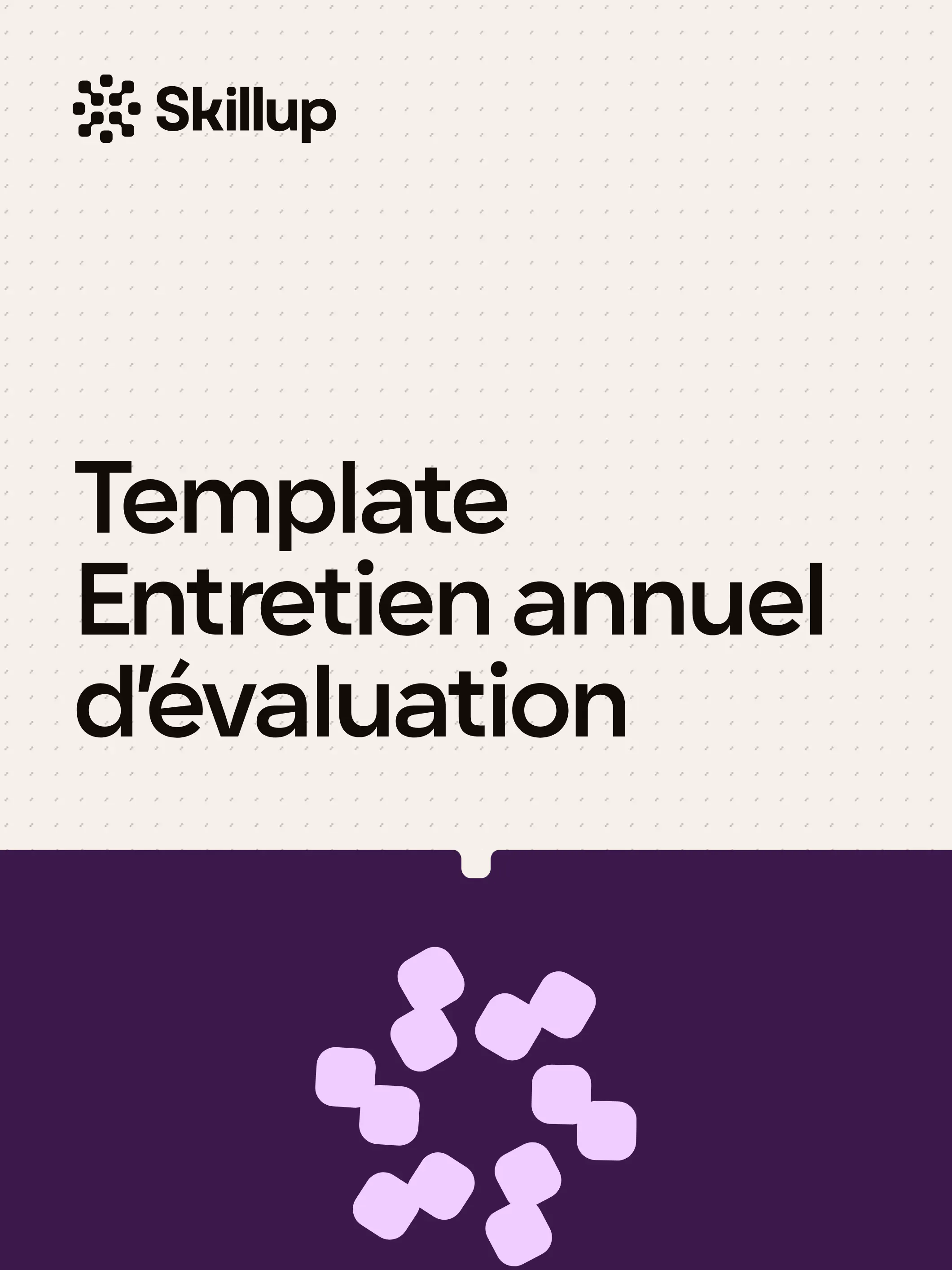 Couverture : Template Entretien annuel d’évaluation