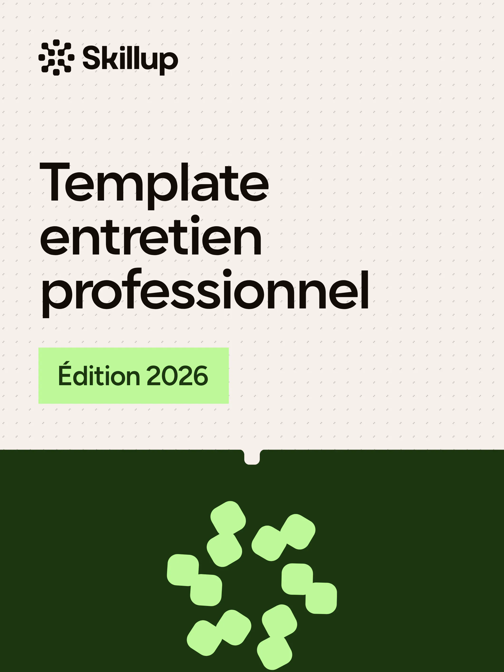 Couverture : Template entretien professionnel 2026