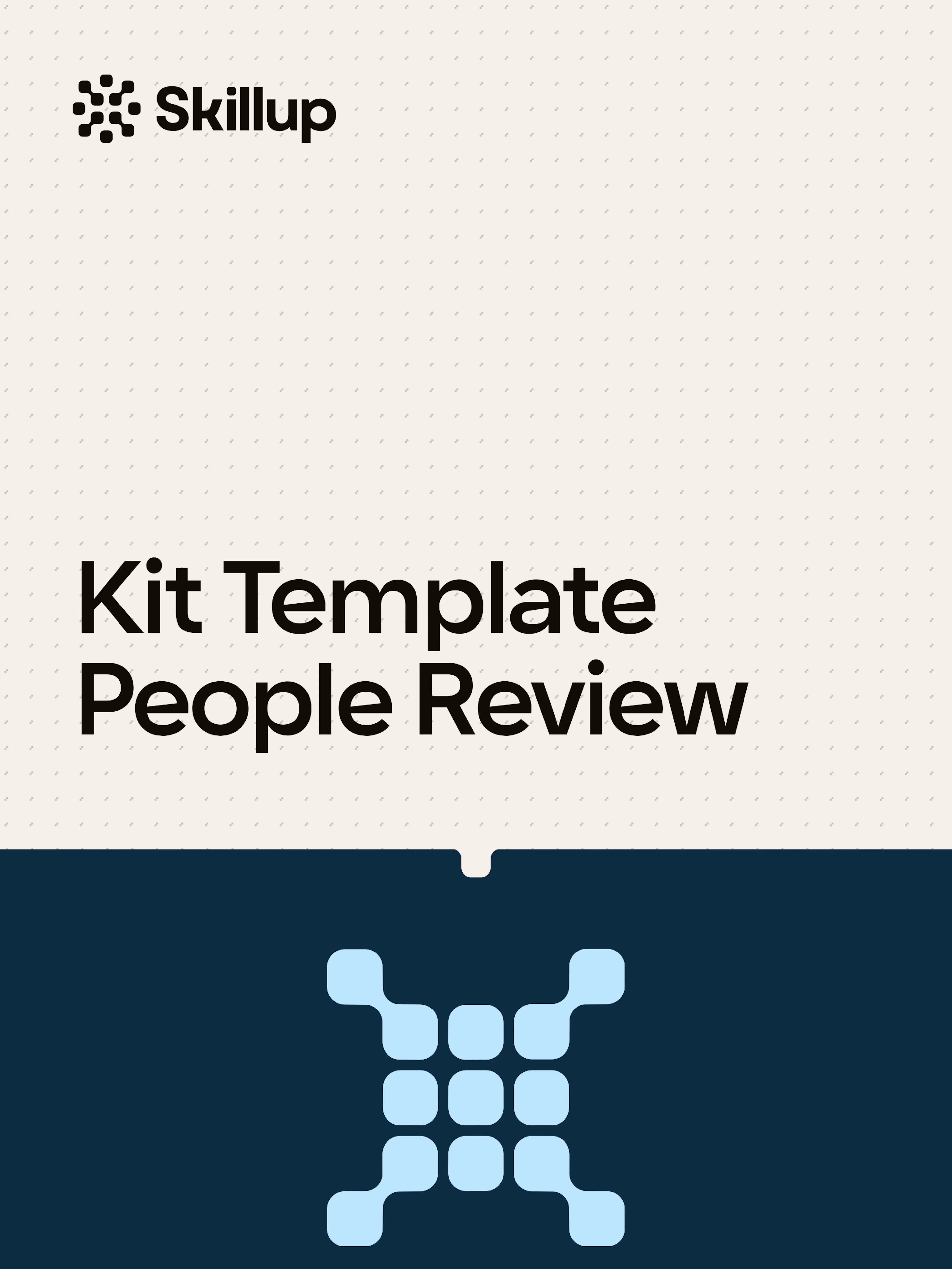 Couverture : Template People Review