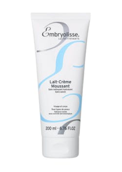 Embryolisse Foaming Cream Milk is our milky sumptuous face wash choice.