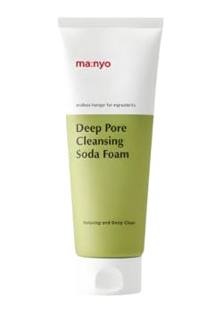 Ma:nyo Deep Pore Cleansing Soda Foam is our kbeauty star face wash choice.