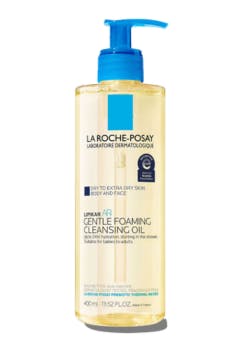 La Roche-Posay Lipikar AP+ Gentle Foaming Cleansing Oil is our sensitive skin safe face wash choice.