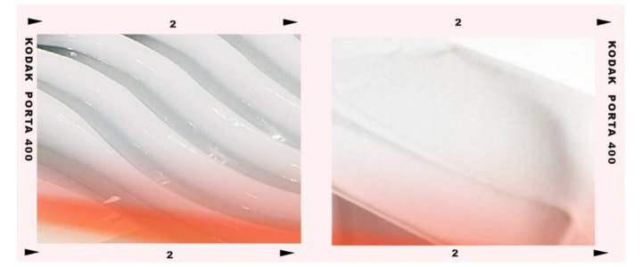 RoC Barrier Renew PM Moisturizer texture (L) vs. Rhode Barrier Butter texture (R)
