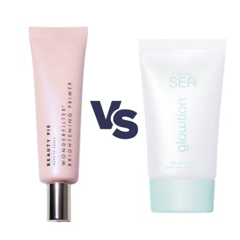 Beauty Pie Wonderfilter Brightening Primer vs. Tarte Glowtion Skin Perfector