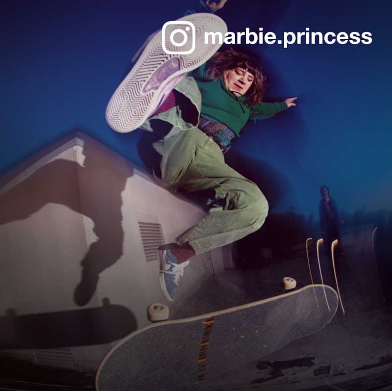 Marbie Miller finds their frequency when dancing alone, brainstorming new ways to express themselves through art and skating.