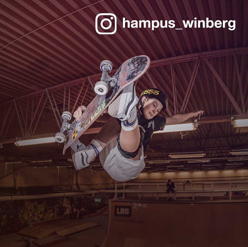 Hampus Winberg finds his frequiency by staying competitive. He believes that if you want to progress, you start by turning up and trying your best.
