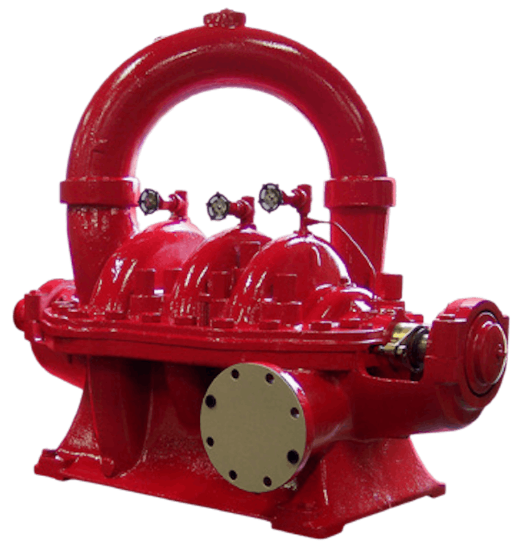 Horizontal Split Case Fire Pumps Multi Stage