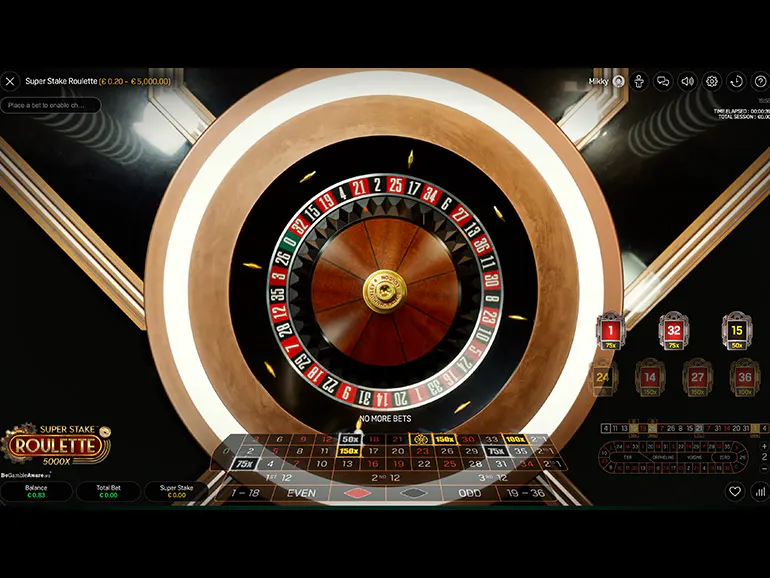 Super Stake Roulette, Can You Try It with No Deposit?