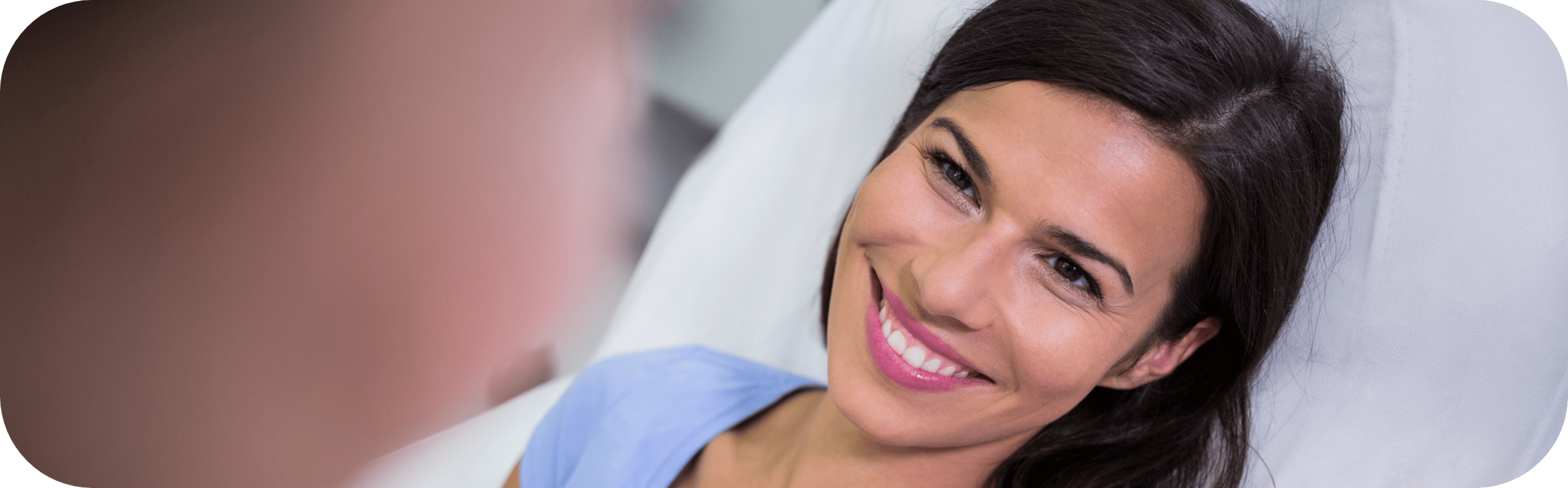 happy smiling patient