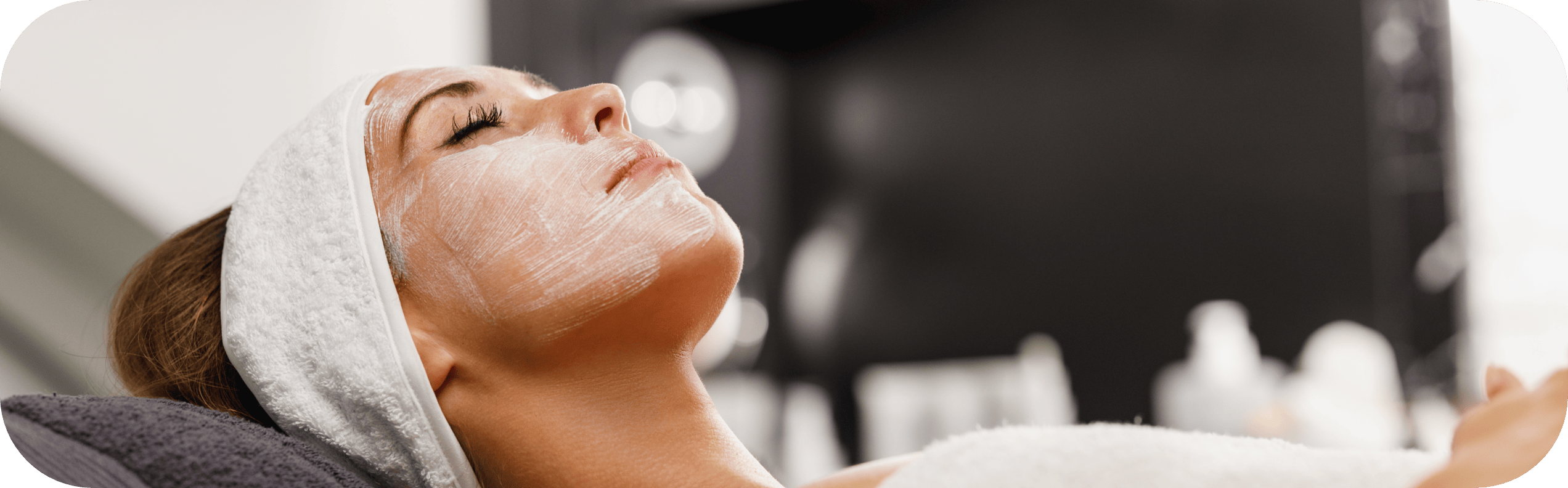 woman having skin care treatment