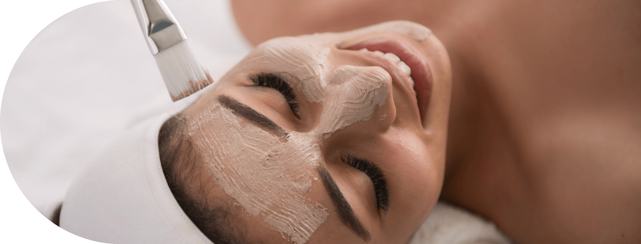 Woman having Dermamelan peel treatment