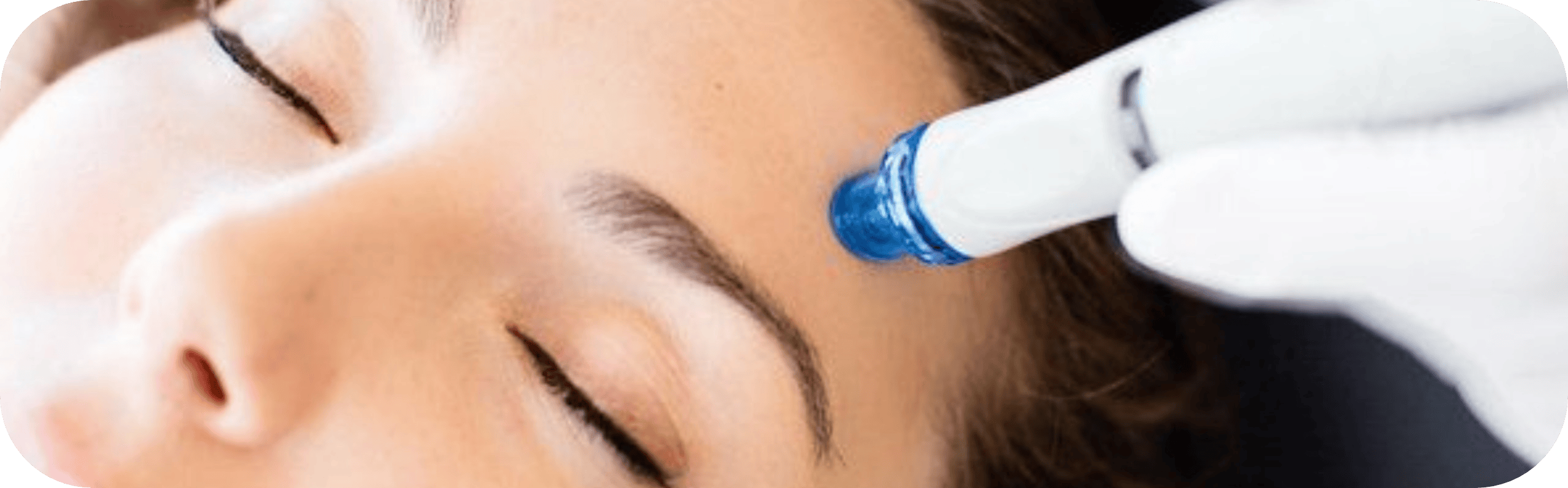 woman having a hydrafacial