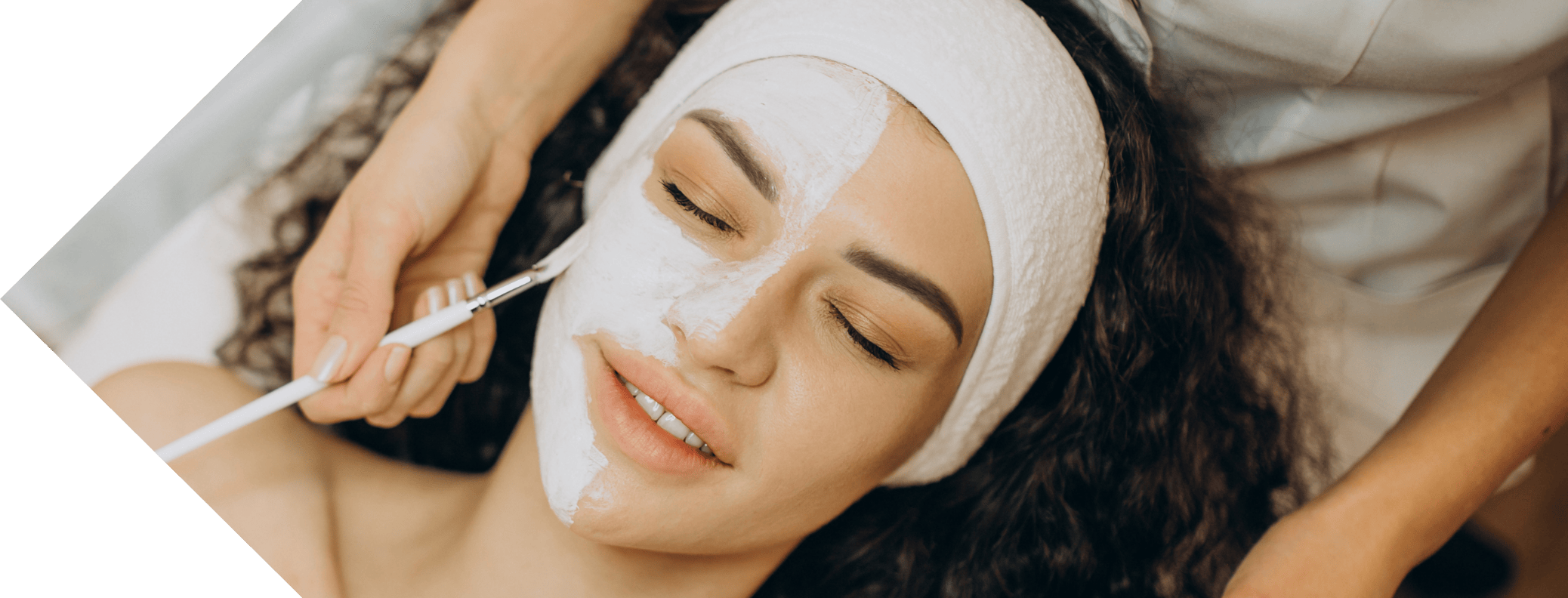 woman having peel treatment