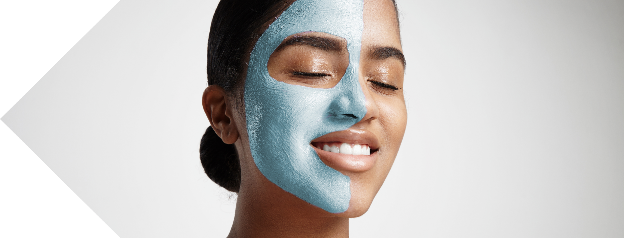 black woman with an obagi blue peel