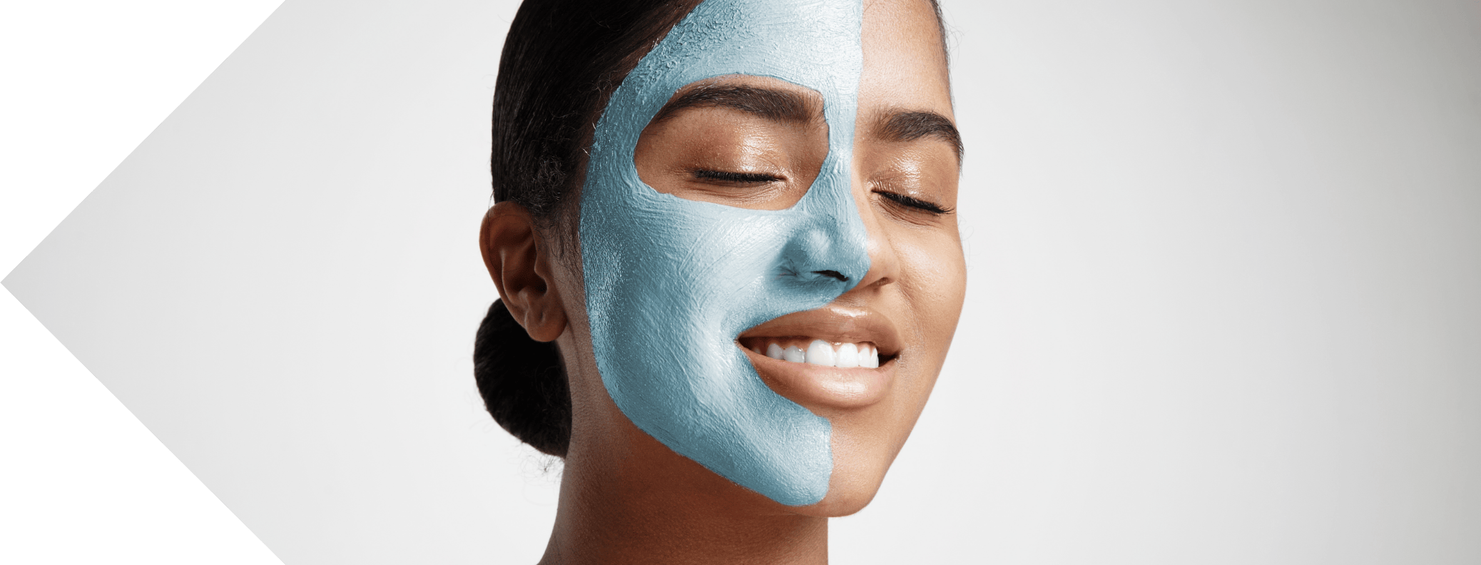 black woman with an obagi blue peel